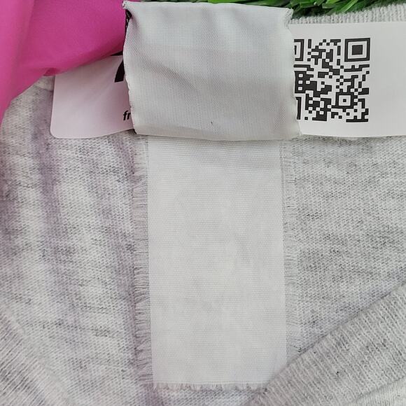 Vintage Funny Christmas Shirt XL 24x27 Boxy Cropped Gray - Picture 8 of 13